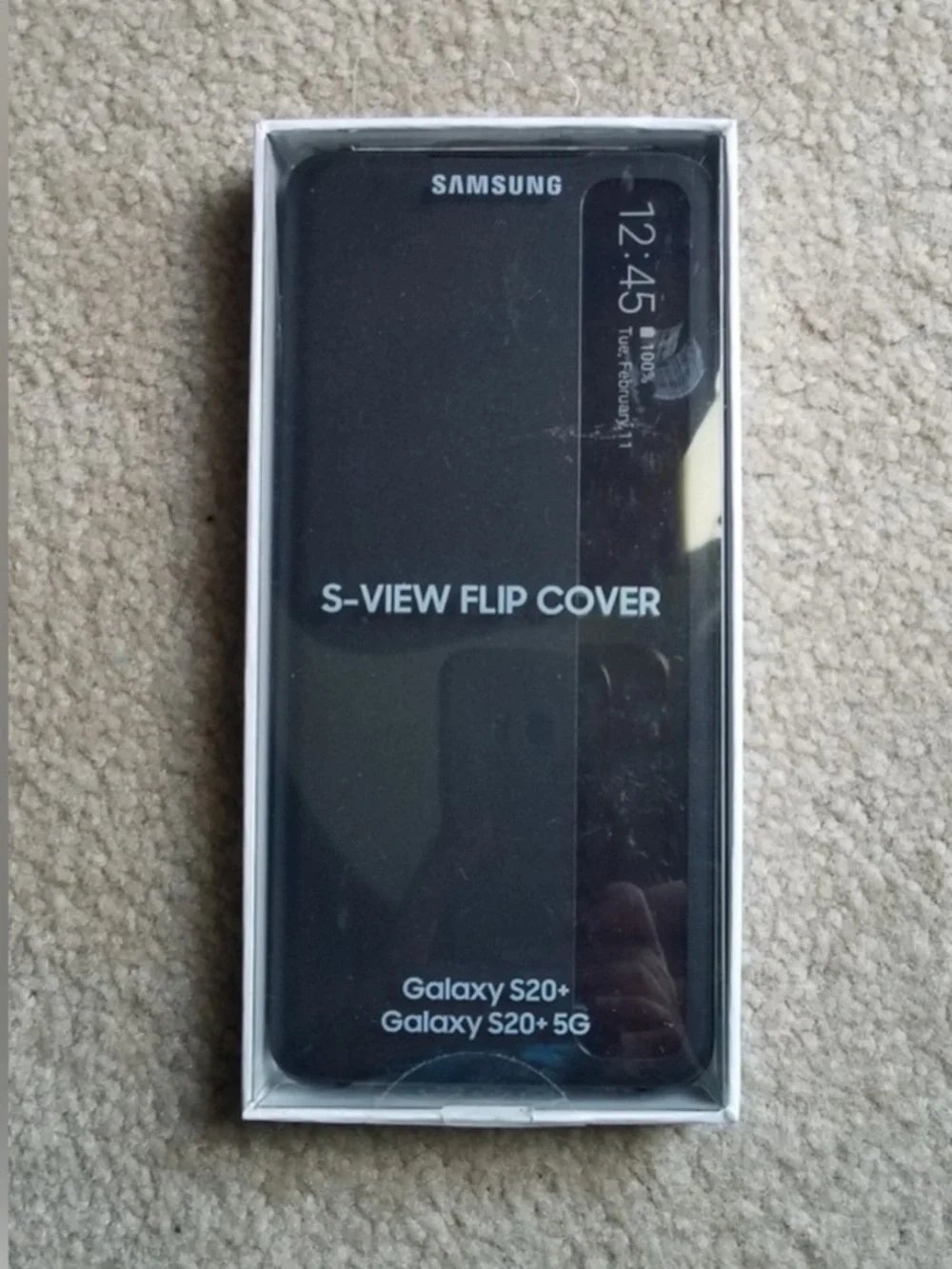 Samsung Galaxy S20+ S-View Flip Cover Phone Case NWT
